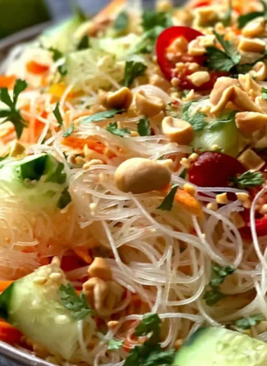 Recette de Salade Thaï Cacahuète Maison (Délicieuse et Facile !)