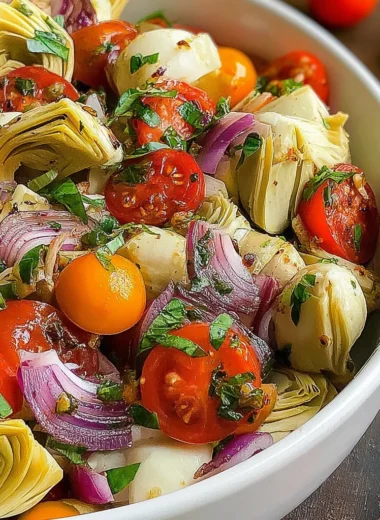 Recette de Salade Toscane aux Artichauts et Tomates (Facile et Savoureuse !)