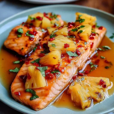 Recette de Saumon au Miel et à l'Ananas (Délicieuse et Facile !)