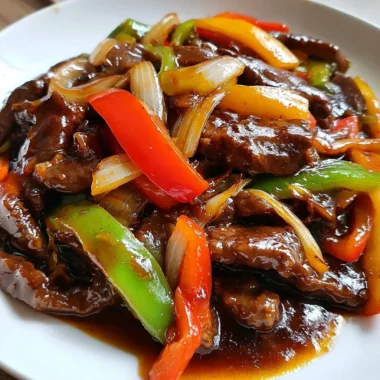 Recette de Sauté de Bœuf aux Poivrons et Oignons (Savoureux et Réconfortant !)