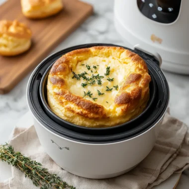 Recette de Soufflé au Fromage au Airfryer (Léger et Savoureux !)