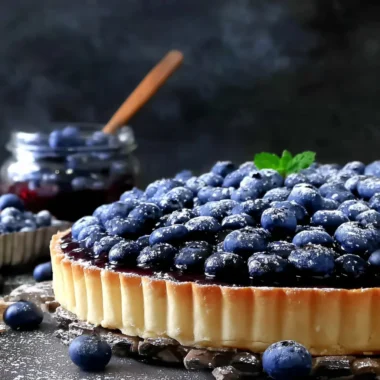 Recette de Tarte aux Myrtilles Simple et Délicieuse
