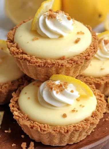 Recette de Tartelettes au Citron sur Croûte de Spéculoos (Un Délice Citronné !)