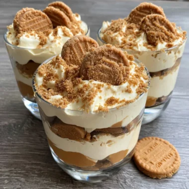 Recette de Verrines Crémeuses au Lotus Biscoff (Sans Cuisson)