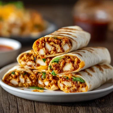 Recette de Wraps Croquants au Poulet Sucré et Épicé