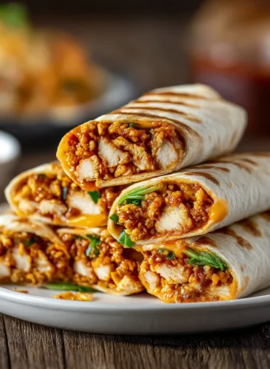 Recette de Wraps Croquants au Poulet Sucré et Épicé
